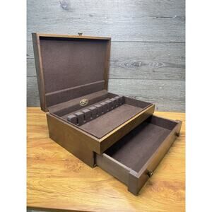 Reed & Barton Handcrafted Flatware Chest One Drawer Storage Box Tarnish Proof